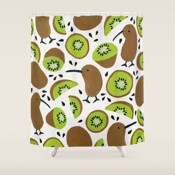 Kiwis & Kiwis Shower Curtain Gallery Image 1