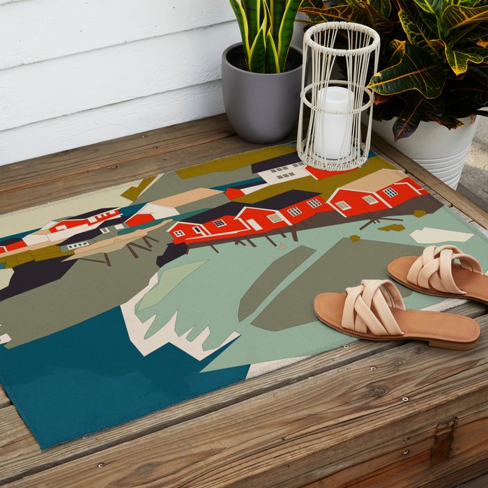 Norway, Lofoten Outdoor Rug Gallery Image 2