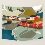 Norway, Lofoten Wall Tapestry Gallery Image 4