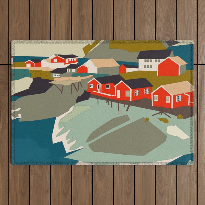 Norway, Lofoten Outdoor Rug Gallery Image 1