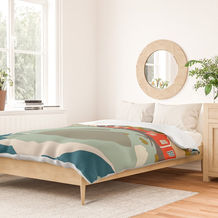 Norway, Lofoten Duvet Cover Gallery Image 2