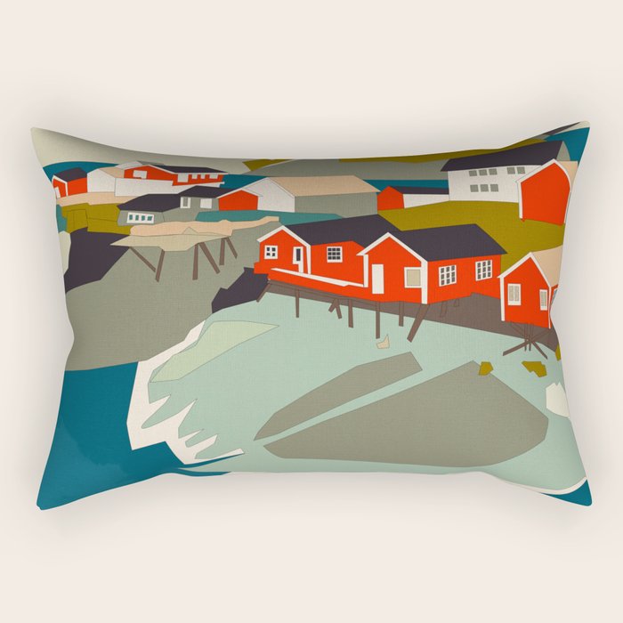 Norway, Lofoten Rectangular Pillow Gallery Image 2