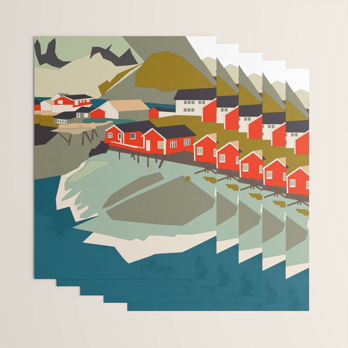 Norway, Lofoten Wrapping Paper Gallery Image 3