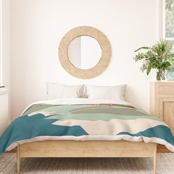 Norway, Lofoten Duvet Cover Gallery Image 3