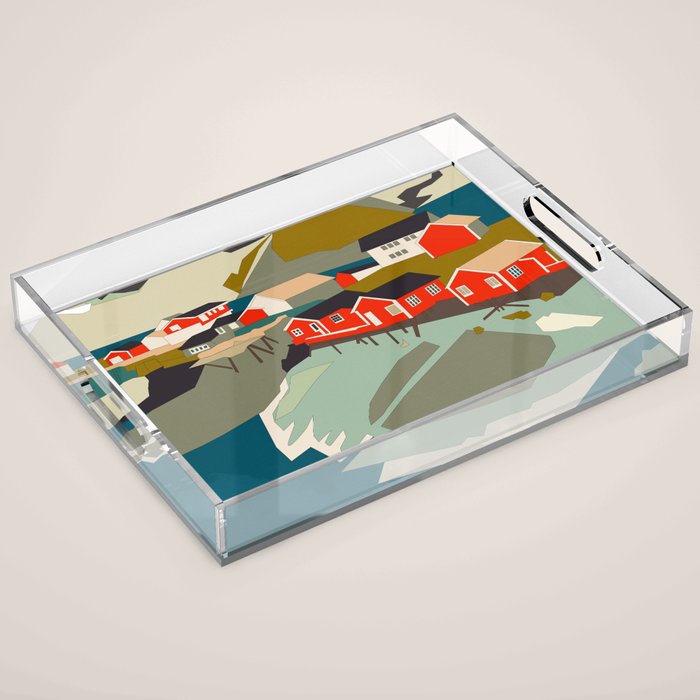 Norway, Lofoten Acrylic Tray Gallery Image 1