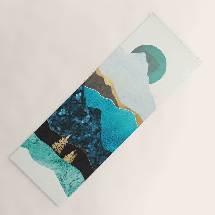 Teal Afternoon Yoga Mat Gallery Image 1