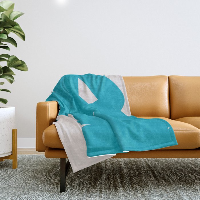 Abstract Form 6C Throw Blanket Gallery Image 1
