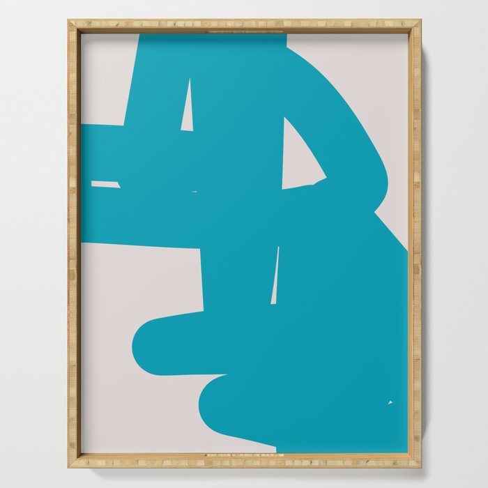 Abstract Form 6C Serving Tray Gallery Image 1