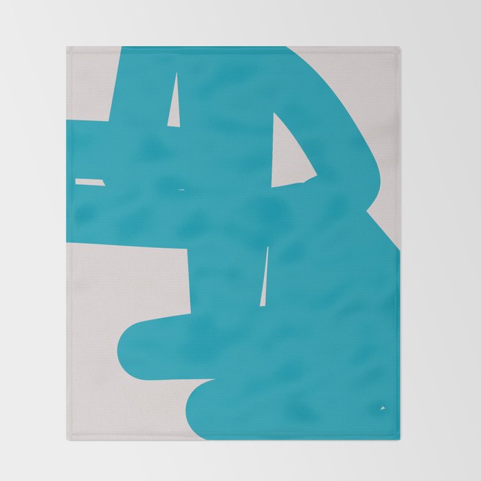 Abstract Form 6C Throw Blanket Gallery Image 2
