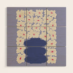 Little Daisy Vase Wood Wall Art Gallery Image 1