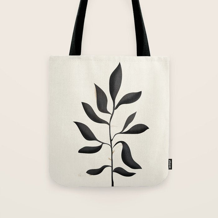 Abstract Minimal Plant 2 Tote Bag Gallery Image 1
