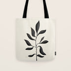 Abstract Minimal Plant 2 Tote Bag Gallery Image 1