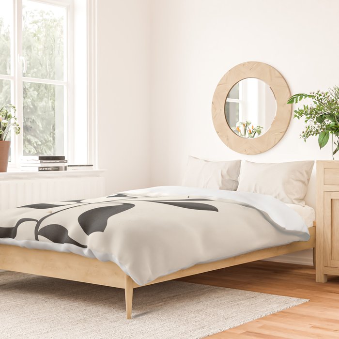 Abstract Minimal Plant 2 Duvet Cover Gallery Image 2