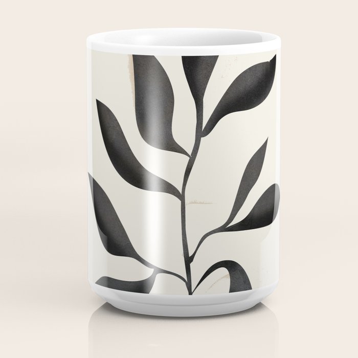 Abstract Minimal Plant 2 Coffee Mug Gallery Image 4