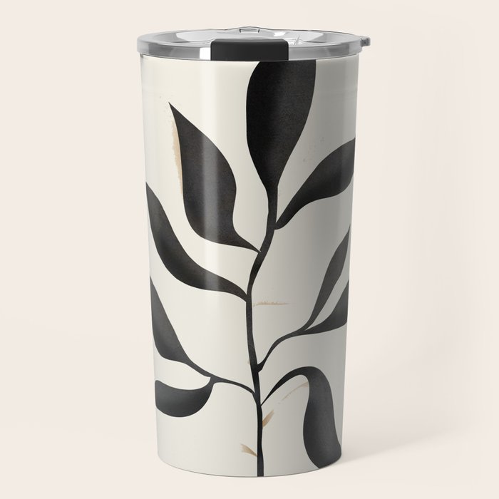 Abstract Minimal Plant 2 Travel Mug Gallery Image 1