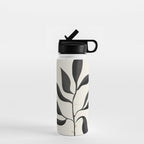 Abstract Minimal Plant 2 Water Bottle Gallery Image 1