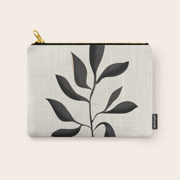 Abstract Minimal Plant 2 Carry All Pouch Gallery Image 1