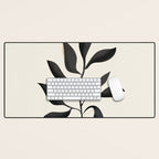 Abstract Minimal Plant 2 Desk Mat Gallery Image 1