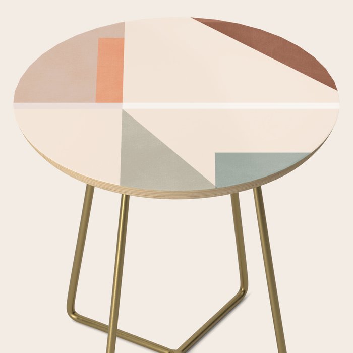 Abstract Geometric 16 Side Table Gallery Image 2