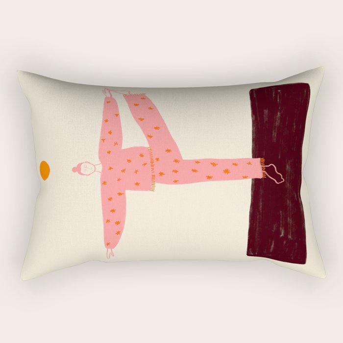 SUN SALUTATION Rectangular Pillow Gallery Image 1