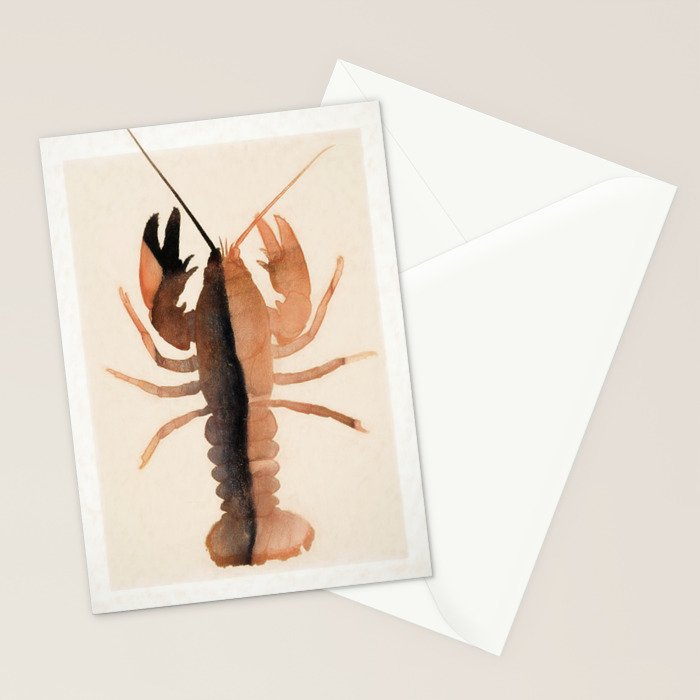 Lobster 7 Stationery Card Gallery Image 2