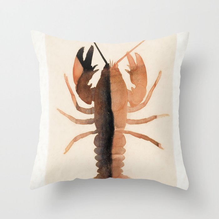 Lobster 7 Throw Pillow Gallery Image 1
