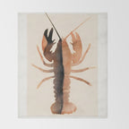 Lobster 7 Throw Blanket Gallery Image 2