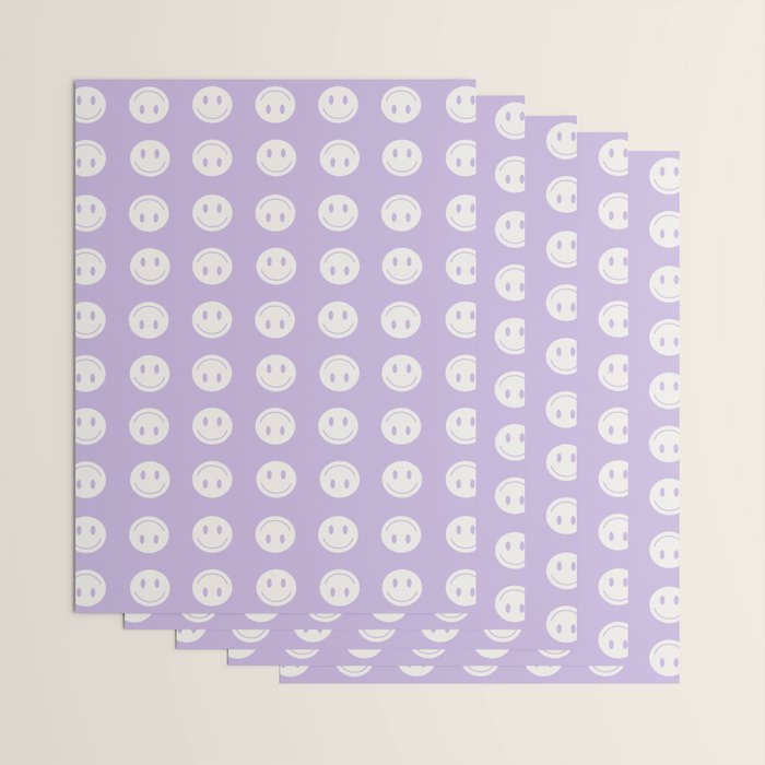 Happy Thoughts Lavender Wrapping Paper Gallery Image 3