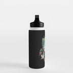 Rainy Day Cats on Black Water Bottle Gallery Image 3