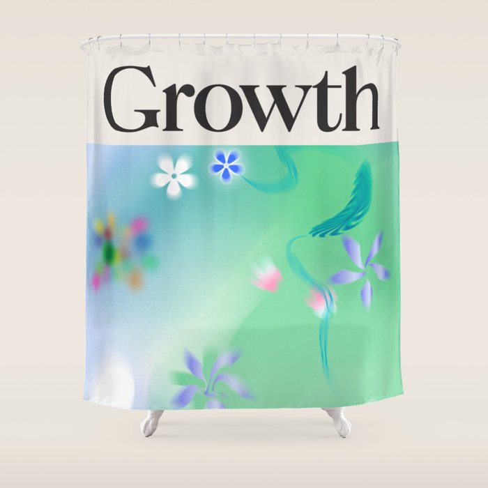 Growth: Gradient Series 03 Shower Curtain Gallery Image 1