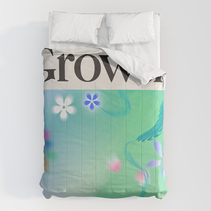 Growth: Gradient Series 03 Comforter Gallery Image 6