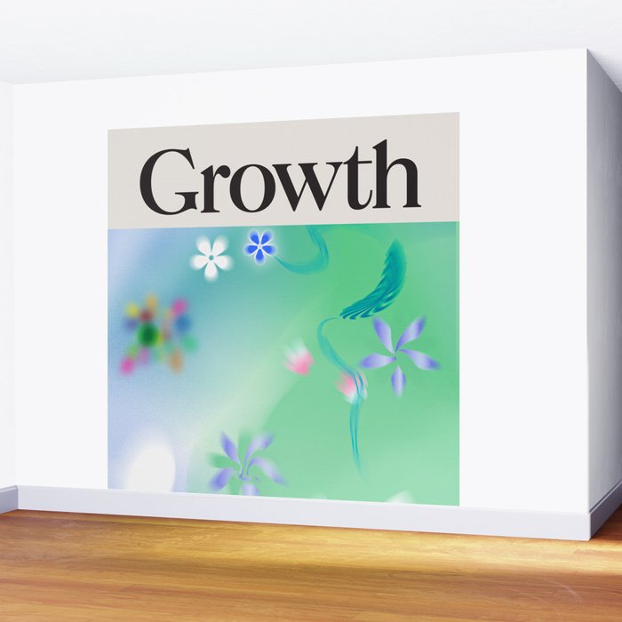 Growth: Gradient Series 03 Wall Mural Gallery Image 2