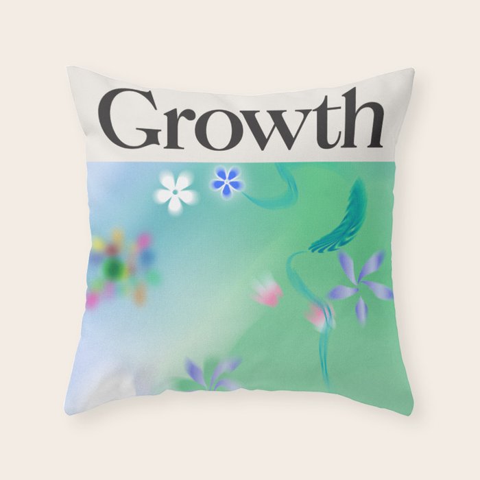 Growth: Gradient Series 03 Throw Pillow Gallery Image 6