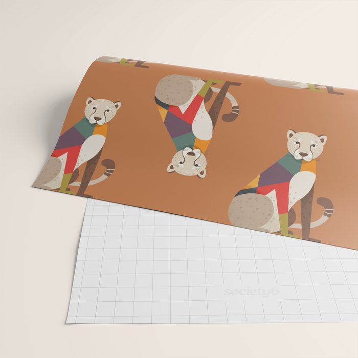 Cheetah Wrapping Paper Gallery Image 2