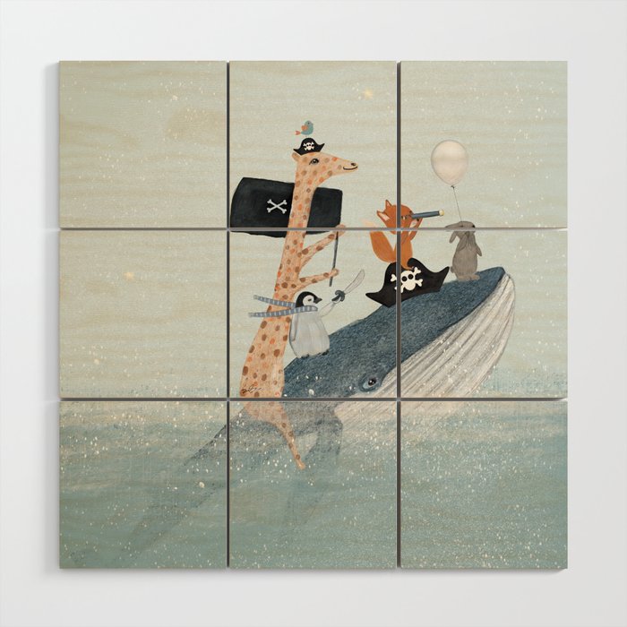 lets play pirates Wood Wall Art Gallery Image 1