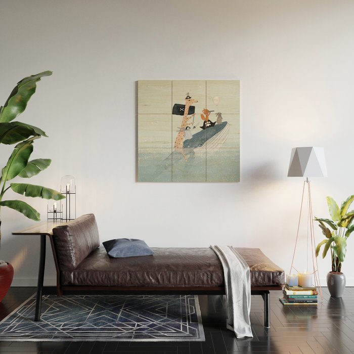 lets play pirates Wood Wall Art Gallery Image 2