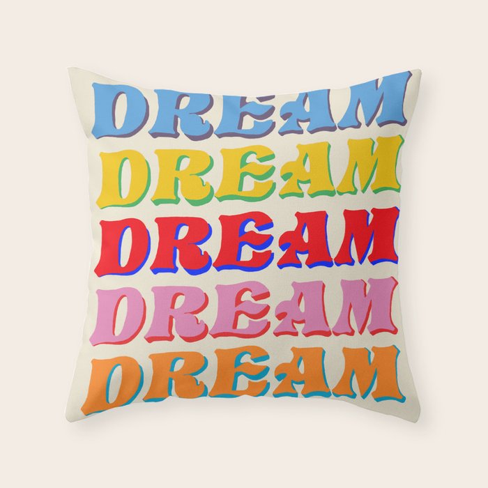 Everly Dream Throw Pillow Gallery Image 1
