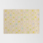 purple haze mushroom flower power wallpaper wiggles // retro art by surfy birdy Rug Gallery Image 2