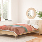 Abstract Desert Landscape Watercolor Duvet Cover Gallery Image 2