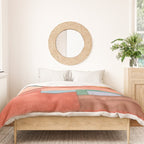 Abstract Desert Landscape Watercolor Duvet Cover Gallery Image 3