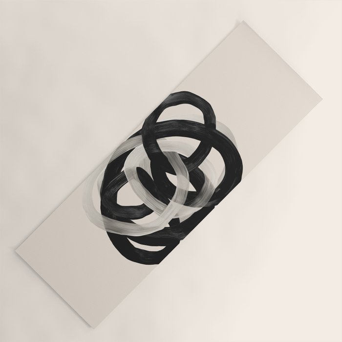 Interwoven Lines Abstract Art 2 Yoga Mat Gallery Image 1