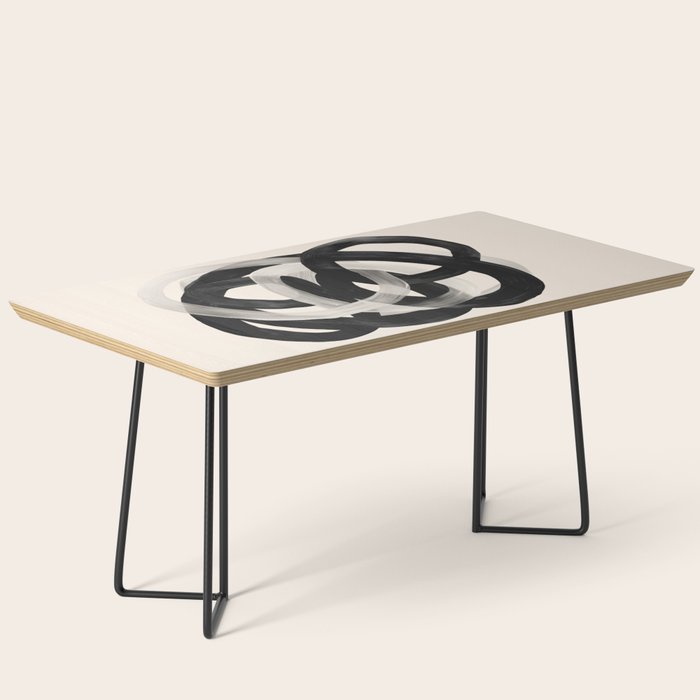 Interwoven Lines Abstract Art 2 Coffee Table Gallery Image 1