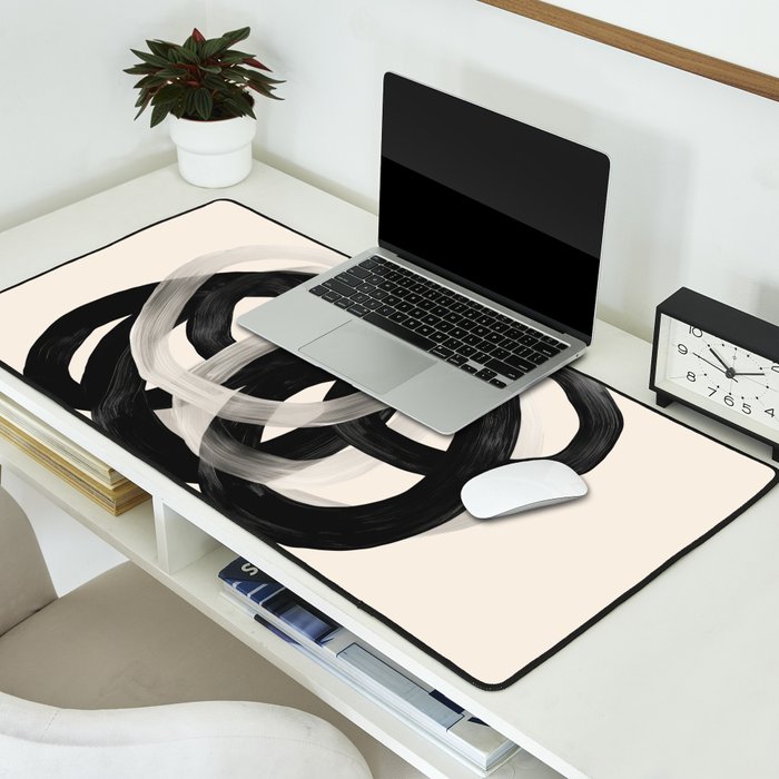 Interwoven Lines Abstract Art 2 Desk Mat Gallery Image 2