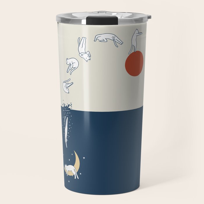 Cat Landscape 37 Travel Mug Gallery Image 1