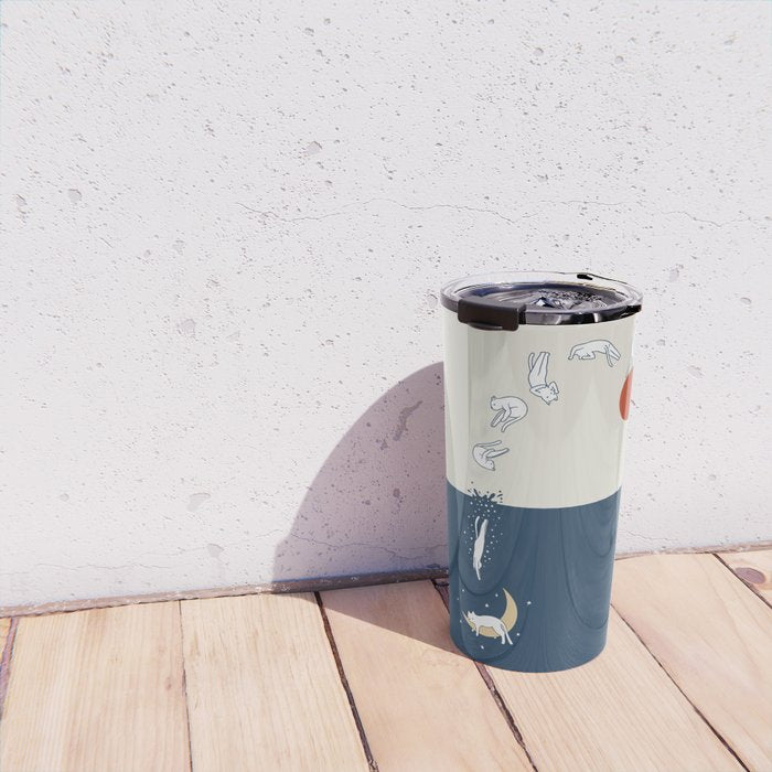 Cat Landscape 37 Travel Mug Gallery Image 4