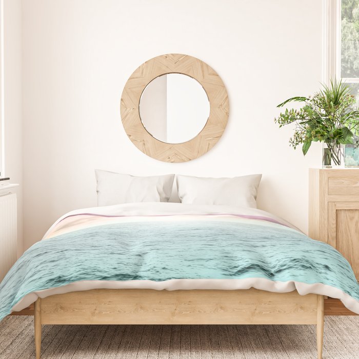 Pastel Beach Sunset Duvet Cover Gallery Image 3