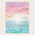 Pastel Beach Sunset Poster Gallery Image 4