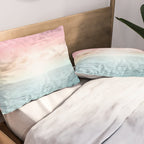 Pastel Beach Sunset Pillow Sham Gallery Image 2