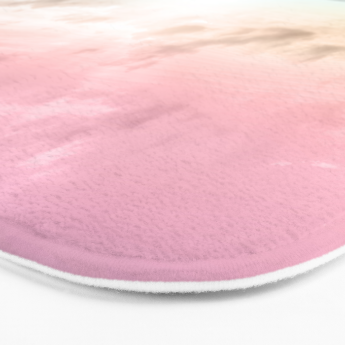 Pastel Beach Sunset Bath Mat Gallery Image 3