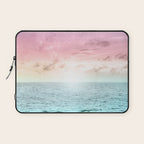 Pastel Beach Sunset Laptop Sleeve Gallery Image 1